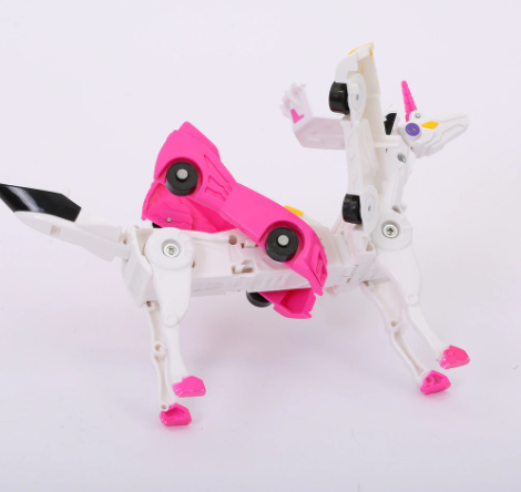 New 2 In 1 Instant Deformation Unicorn Cars