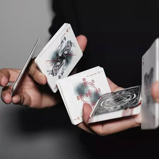 Glowing Poker Cards