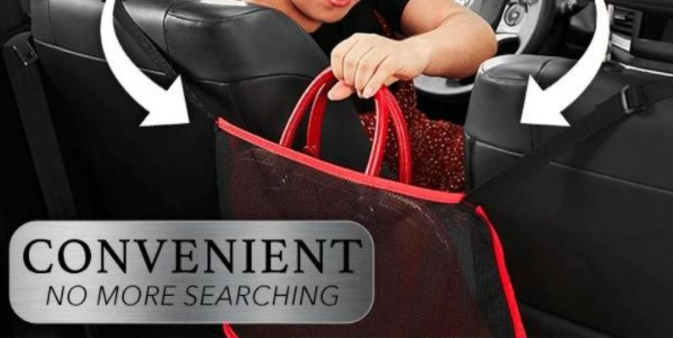 Multifunctional Handbag Holder Car Back Seat Organizer Bag
