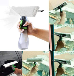 3 in 1 Glass Cleaner with Spray Bottle