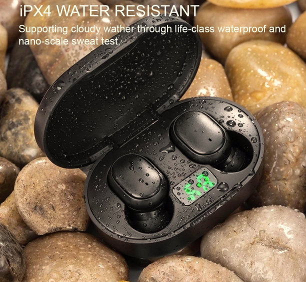 New Water Resistance TWS Wireless Earbuds With Hi-Fi Sound Quality