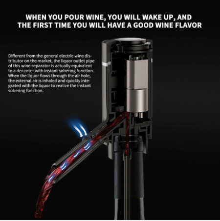 2 In 1 Automatic Electric Wine Aerator & Decanter
