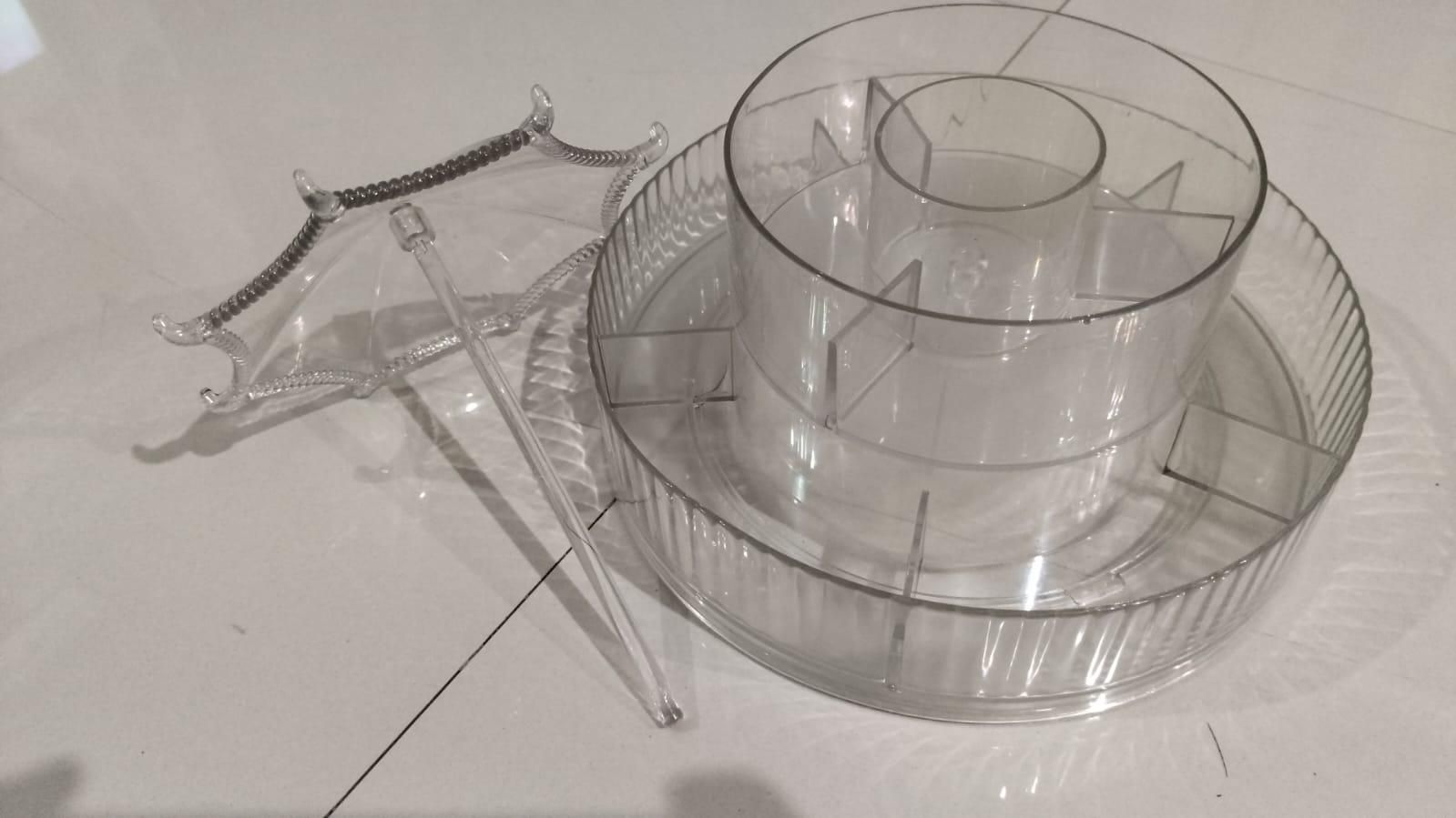 360� Umbrella-Shaped Makeup & Skincare Storage Rack