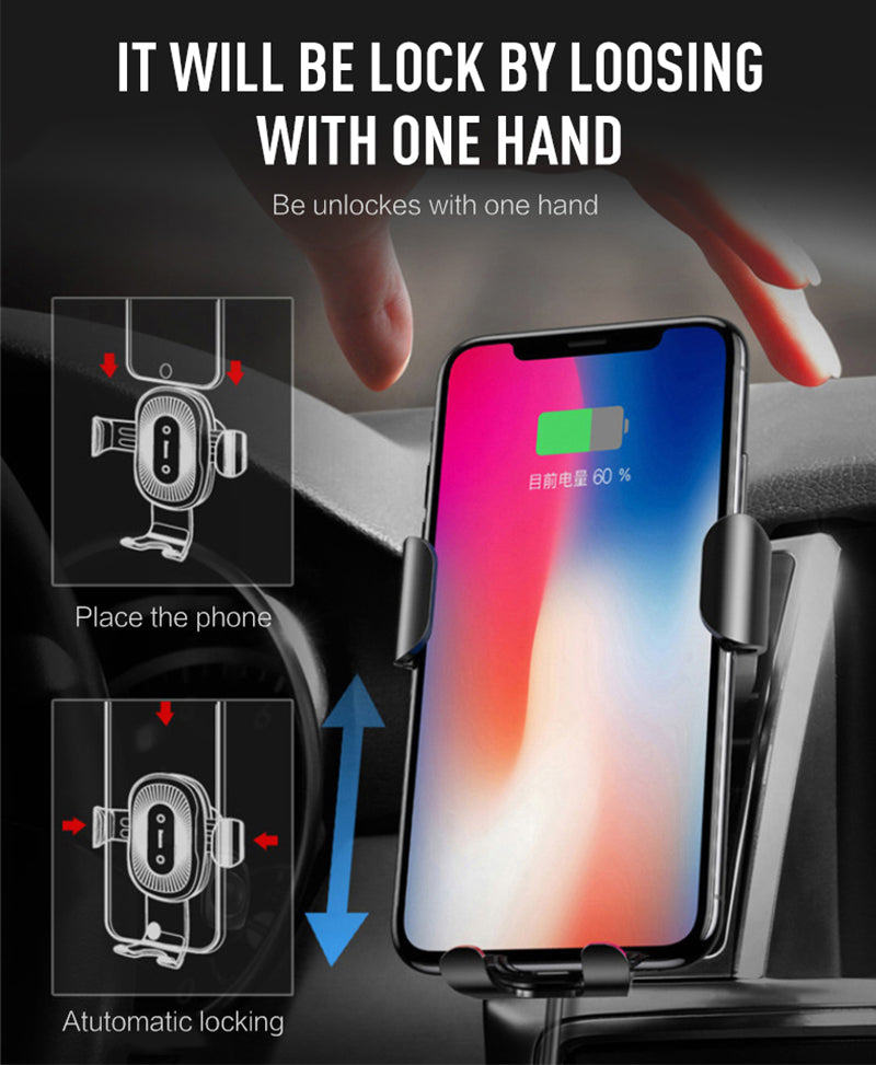 Wireless Fast Charger with Intelligent Infrared Sensor