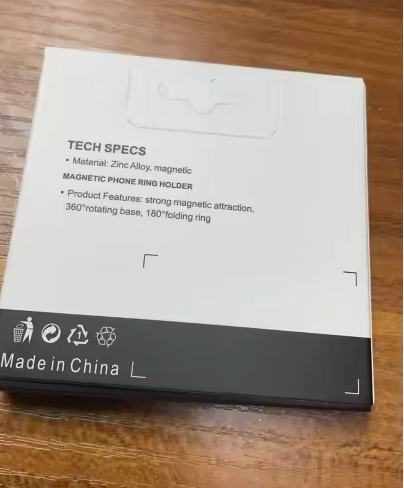 Magnetic Foldable Phone Ring Holder