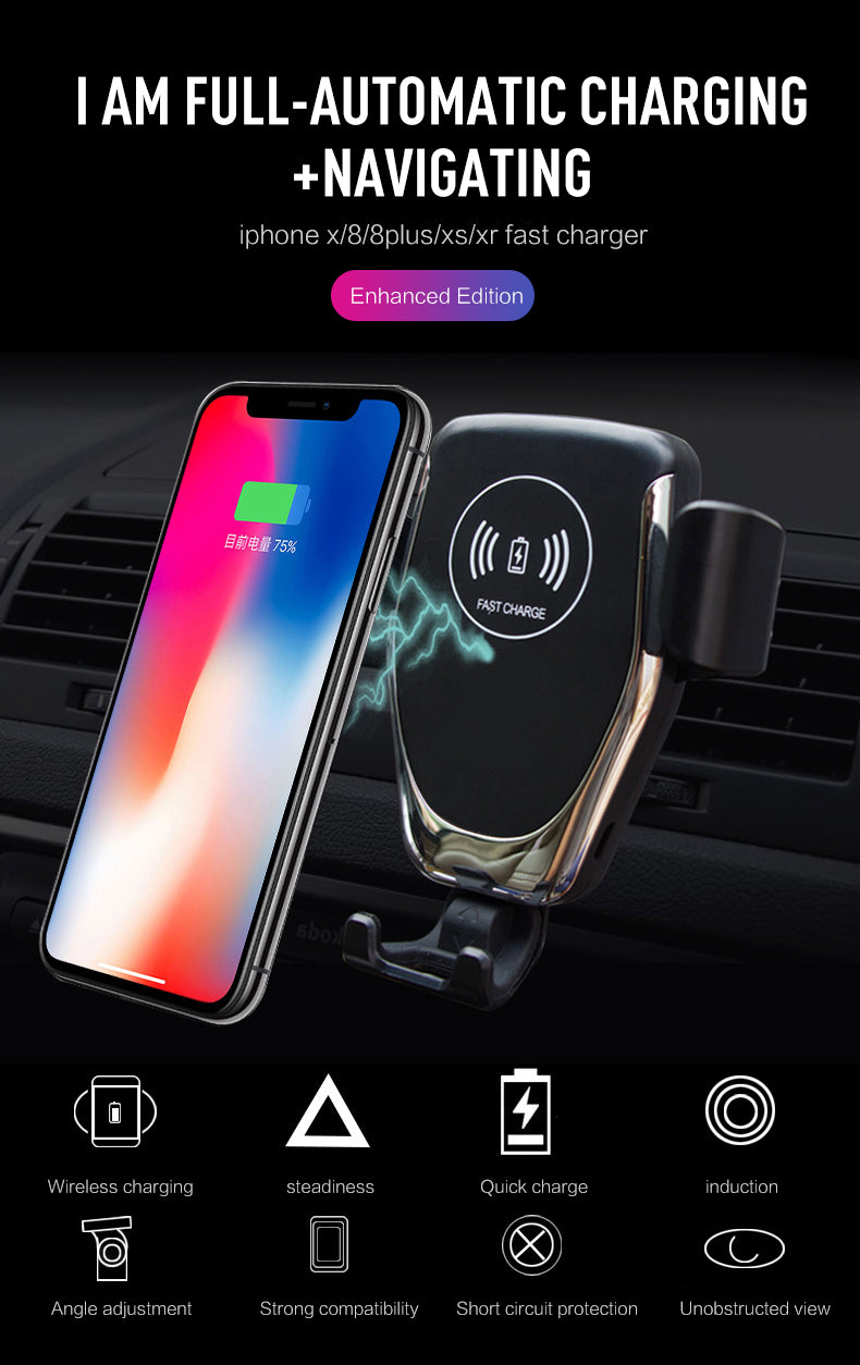 Wireless Fast Charger with Intelligent Infrared Sensor