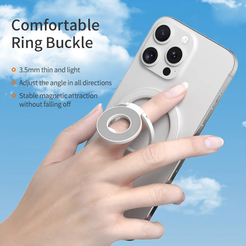 Magnetic Foldable Phone Ring Holder
