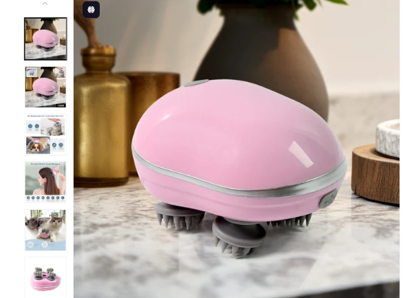 VibraLux Pro VibraLux Pro SmartSoothe RejuvaScalp MindMassage 360 Smart Electric Scalp Massager (1 Pc) ZenScalp Smart Electric Scalp Massager (1 Pc) Smart Electric Scalp Massager (1 Pc)