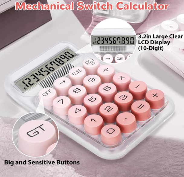 Transparent Pastel Calculator