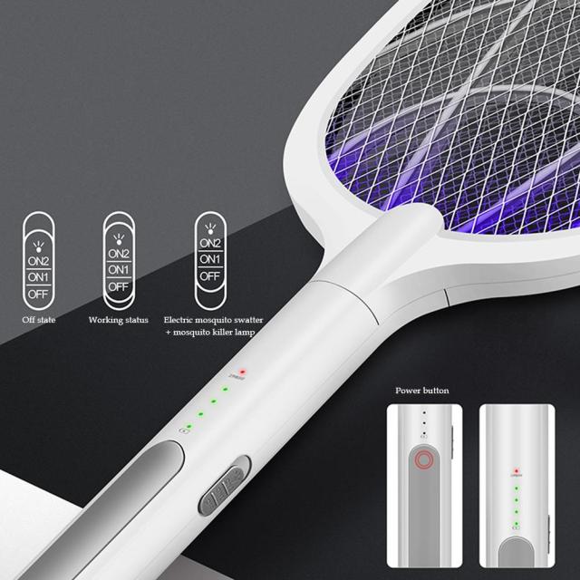Portable USB Rechargeable Mosquito Racket
