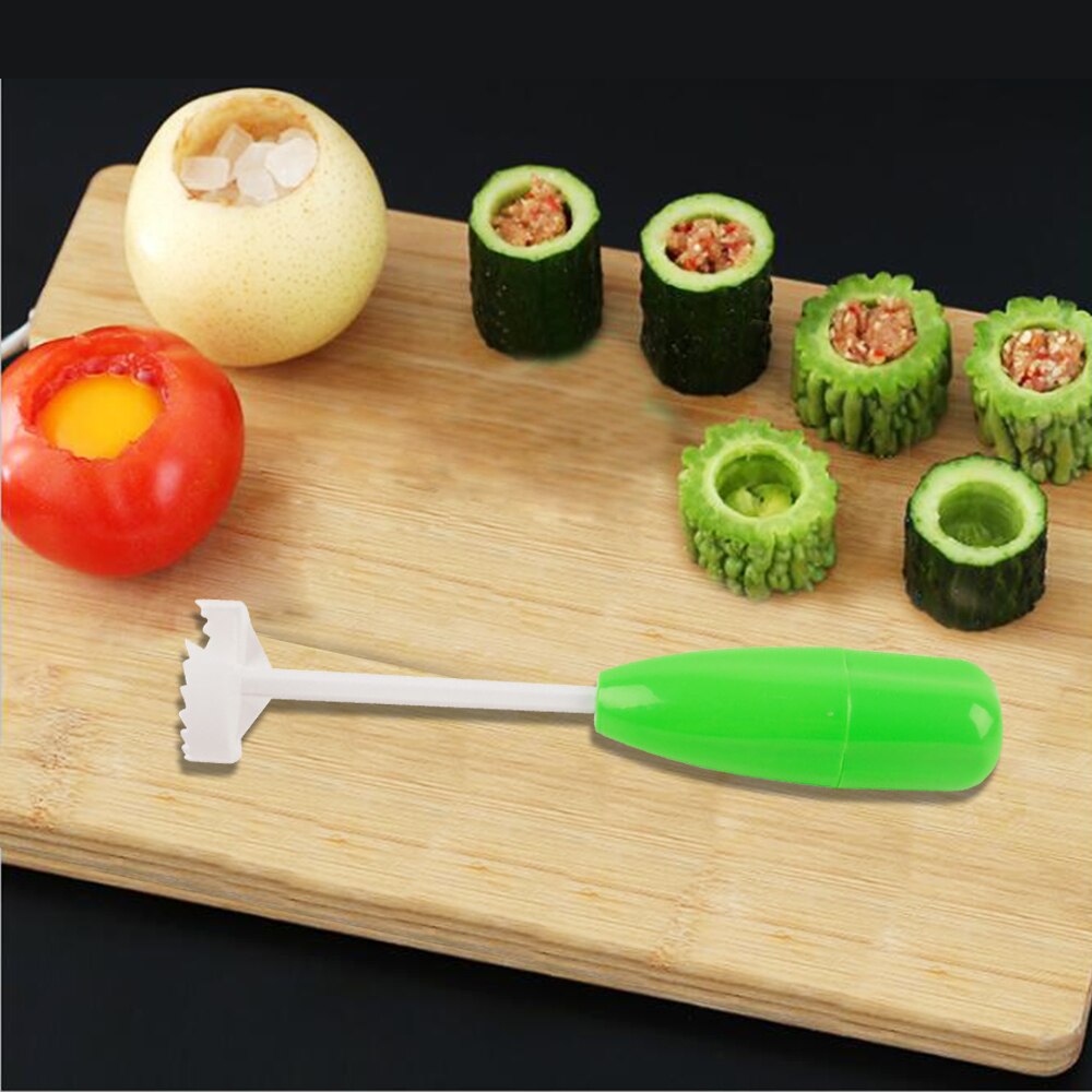 Hammer Style Hollow-Out Veggie Drill  (4Pcs/Set)
