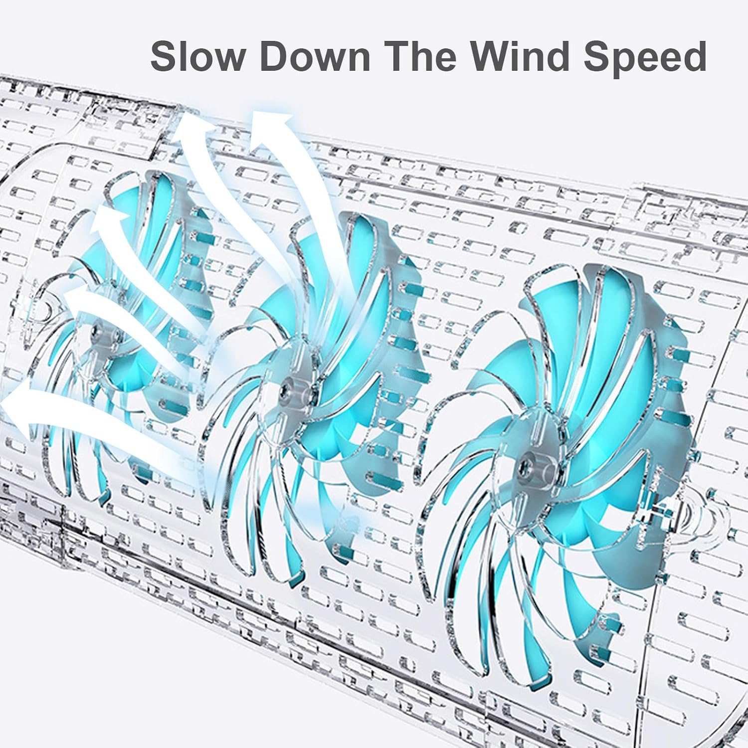 Transparent Adjustable AC Air Deflector