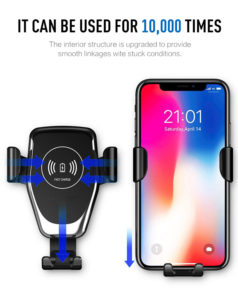 Wireless Fast Charger with Intelligent Infrared Sensor